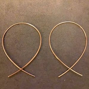 Lana Small Upside Down Hoops